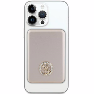 Guess MagSafe 4G Strassed Metal Logo induction power bank 5W 3000mAh - gold