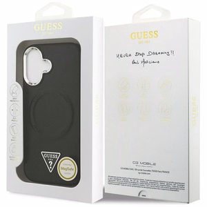 Guess Triangle Logo MagSafe ümbris jaoks iPhone 17 - must