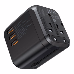Universal Travel Laadija Choetech PD5008 30W USB-C/3xUSB-A must