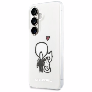 Karl Lagerfeld ümbris IML Karl ja Choupette MagSafe Samsung Galaxy S26 jaoks läbipaistev