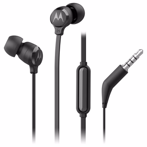 Juhtmega kõrvaklapid mikrofoniga MOTOROLA Earbuds 3-S must