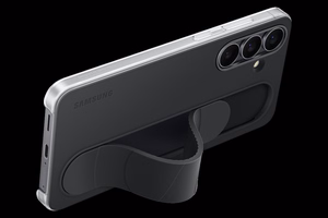 Samsung Standing Grip Cover EF-GS731CBE jaoks Samsung Galaxy S25 FE - Must
