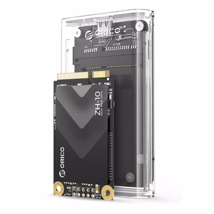 Orico TC10-MS MSATA USB-C 3.2 5Gb/s kettakassett - läbipaistev