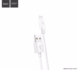 USB kaabel Hoco X1 microUSB 1.0m valge