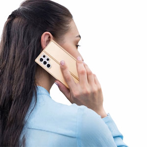 Чехол-книжка Dux Ducis Skin Pro для Samsung Galaxy S22 Ultra золотой