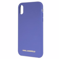 Karl Lagerfeld Silicone iPhone Xr Ümbris - lilla