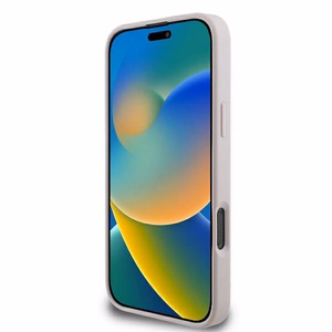GUESS ümbris jaoks IPHONE 16 Pro Max GUHCP16X4GMGPI (4G PU Big Logo) roosa