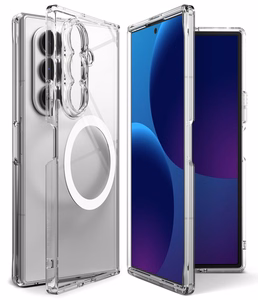 Ringke Fusion Magnetic MagSafe ümbris Samsung Galaxy Z Fold 8 Ultrale, läbipaistev
