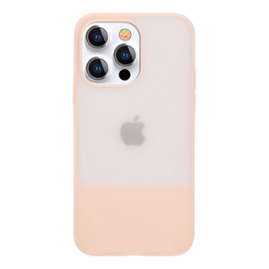 Kingxbar Plain seeria ümbris iPhone 13 Pro Max silikoonist ümbris roosa