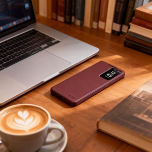 Tech-Protect Wallet чехол для Samsung Galaxy S26+ бордовый