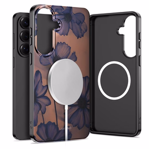 Tech-Protect Lamano MagSafe ümbris Samsung Galaxy S26 jaoks pruun-lilla