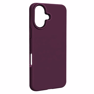 Etteri Silicone Mag ümbris iPhone 16 6,1 tolli jaoks, tume kirsipunane