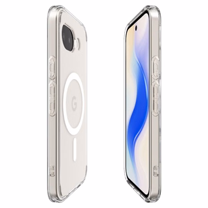 SPIGEN ULTRA HÜBRIID MAGSAFE GOOGLE PIXEL 10A LÄBIPAISTEV/VALGE