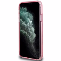 Karl Lagerfeld Ring Stand Karl&Choupette MagSafe ümbris jaoks iPhone 11 / Xr - roosa