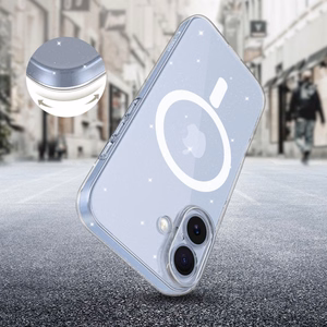 Tech-Protect FlexAir MagSafe Ümbris jaoks iPhone 17 - Clear Glitter