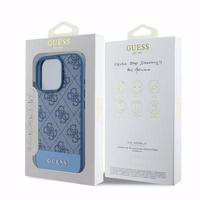 GUESS ümbris jaoks IPHONE 16 Pro Max GUHCP16XG4GLBL (4G PU Bottom Stripe) sinine