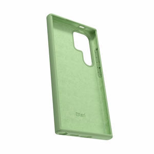 Etteri Silicone чехол Samsung Galaxy S24 Ultra светло-зеленый