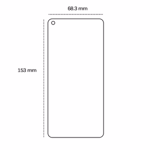 Karastatud klaas 2,5D jaoks Oppo Reno 6 5G