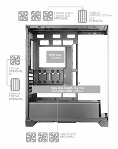 Mars Gaming MCPRISMA computer case Midi Tower must
