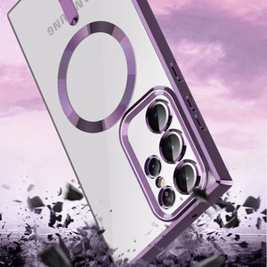 Wozinsky Electroplated Magsafe Ümbris jaoks Samsung Galaxy S24 FE - kuldne