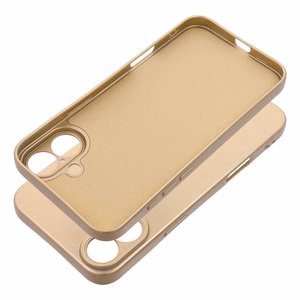 METALLIC Ümbris jaoks IPHONE 16 Plus Plus kuldne