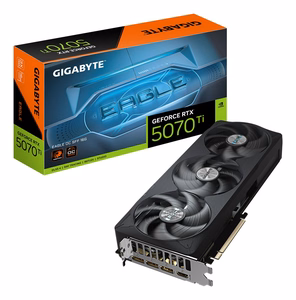 GIGABYTE GeForce RTX 5070 Ti EAGLE OC SFF 16G Videokaart - 16GB GDDR7, 256bit, PCI-E 5.0, 2542 MHz Core Clock, 3 x DP 2.1a, 1 x HDMI 2.1b, NVIDIA DLSS 4, GV-N507TEAGLE OC-16GD