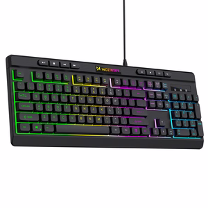 Wozinsky WKG-1044 Wired Backlit Membrane Gaming Keyboard - Black