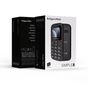 Kruger&Matz Simple 923 GSM-telefon eakatele