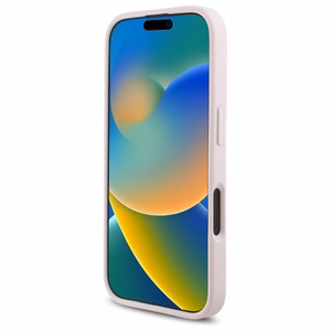 Karl Lagerfeld Quilted Signature iPhone 16 Ümbris - roosa