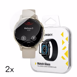 Wozinsky Full Glue Karastatud klaas jaoks Garmin Venu 3S 41mm (2 pcs.)