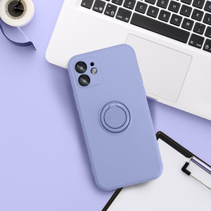 SILIKOON RING ümbris for SAMSUNG A37 5G violet