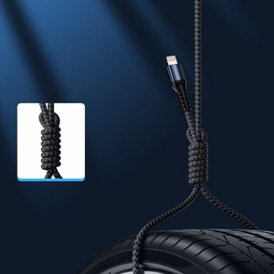 USB kaabel Joyroom N10 hall Lightning (komplekt 3 tk: 25cm / 120cm / 200cm)