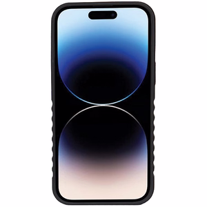 Audi Synthetic Leather ümbris with MagSafe jaoks iPhone 14 Pro Max - must