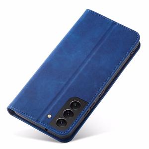 Magnet Fancy Ümbris jaoks Samsung Galaxy S23 Ultra Cover with Flip Wallet Stand sinine