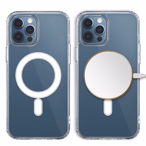 Противоударный 1,5 mm Mag чехол для iPhone 17 Pro Max 6,9" / iPhone 18 Pro Max 6,9 прозрачный, с большим отверстием