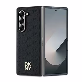 DKNY Repeat Pattern Stack Logo Ümbris jaoks Samsung Galaxy Z Fold6 - Must