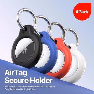 DUX DUCIS secure case mad of durable PC jaoks Apple AirTag (4Pack)