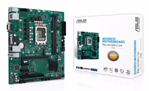 ASUS PRO H610M-C D4-CSM emaplaat Intel H610 LGA 1700 micro ATX