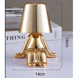 Laua lamp voodikõrval GOLD MAN Kunst Deco seat (versioon 6) MLTL