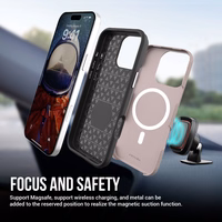 Perfectionists Triangle Mag Ümbris iPhone 13 Pro roosa kuldne