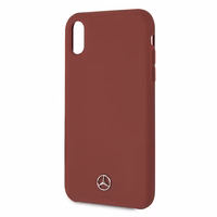 Mercedes Silicone Line iPhone Xr ümbris - punane