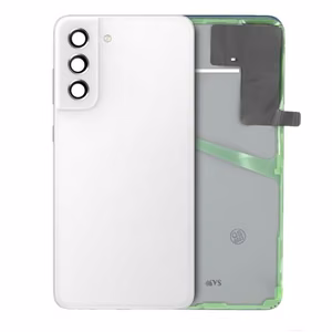 Tagakaas Samsung G990 S21 FE / Valge / (kaamera läätsega) OEM
