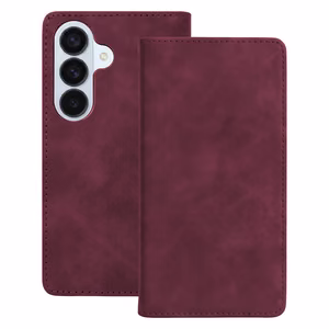 Smart Suede case for Samsung Galaxy S26 maroon