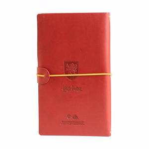 Harry Potter Gryffindor nahast reisimärkmik, 12 × 19,6 cm, punane
