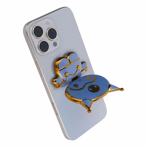 Phone stand DOLL - stick-on - sinine