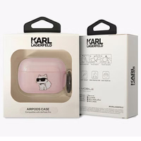 Karl Lagerfeld KLAPHNCHTCP Airpods Pro cover roosa/roosa Ikonik Choupette