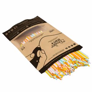 3Doodler Start Eco Plastic Fire and Ice комплект компостируемого пластика, 250 шт., оранжевый, бирюзовый, белый, желтый, 1 g