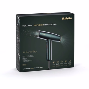 BaByliss Air Power Pro D6555DE – 1700 W iooniline föön, roheline/kuldne