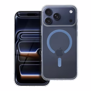 Drop Glue Colorful Ring Mag Cover compatible with MagSafe jaoks IPHONE 17 Pro Max light sinine