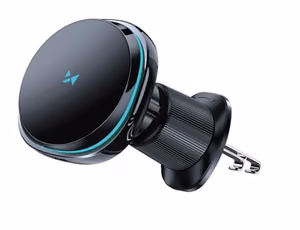 Juhtmevaba autolaadija+holder Wozinsky (WCT5-6S2Y) Magnetic (MagSafe 15W) jaoks using on ventilation grille must